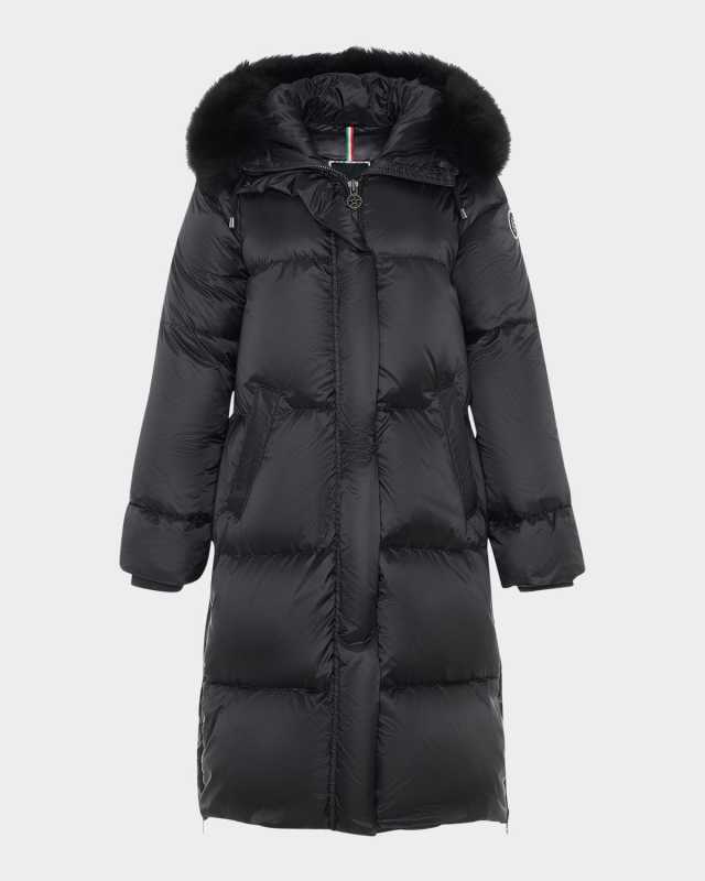 Apres-Ski Jacket With Detachable Toscana Lamb Shearling Hood Trim